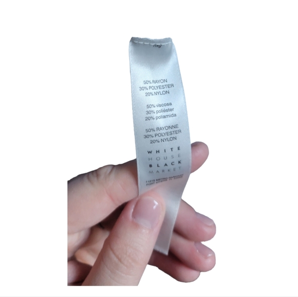 White House Black Market Gray Flowy Front Cardigan Vest Sz M - Picture 3 of 4